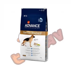 Advance German Shepherd Alman Kurtları için Hindi Pirinçli Köpek Maması 12 KG